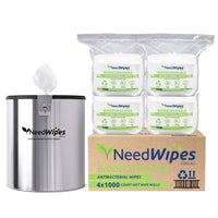 Starter Pack - Stainless Steel Wall Dispenser and Box